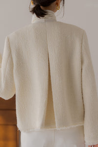 regleam ツイードジャケット　mサイズ フリンジツイードジャケット｜FRINGE TWEED JACKETの通販｜regleam