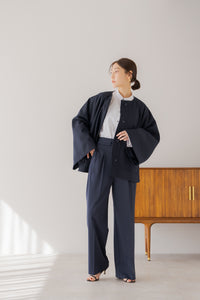 regleam リグリーム　ポンチョコート　ネイビー ポンチョコート｜PONCHO COATの通販｜regleam
