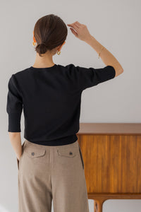 ロゴ入り半袖ニット｜LOGO SHORT SLEEVE KNITの通販｜regleam