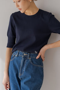 ロゴ入り半袖ニット｜LOGO SHORT SLEEVE KNITの通販｜regleam