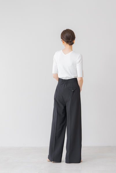 【7月25日(木)20:00〜 再販開始】センタープレスワイドパンツ｜CENTER PRESS WIDE PANTS