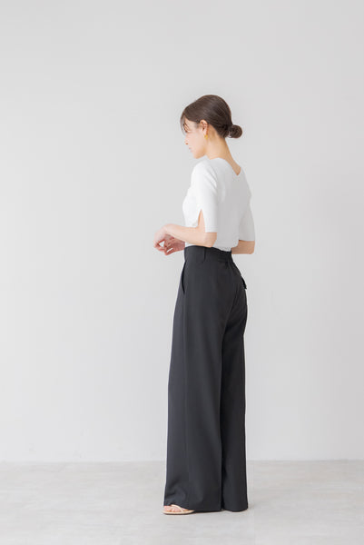 【5月15日(水)20:00〜 販売開始】センタープレスワイドパンツ｜CENTER PRESS WIDE PANTS