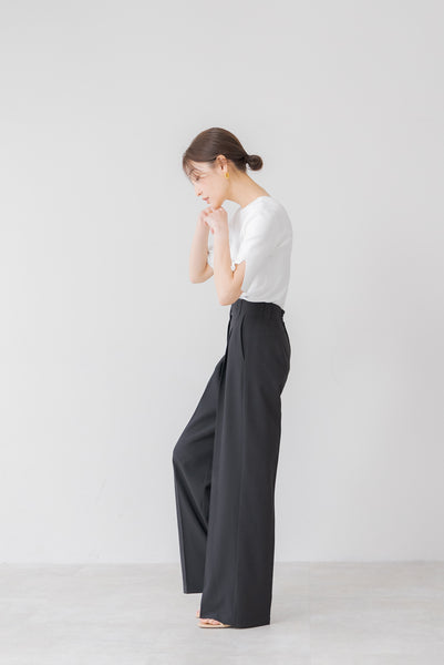 【5月15日(水)20:00〜 販売開始】センタープレスワイドパンツ｜CENTER PRESS WIDE PANTS