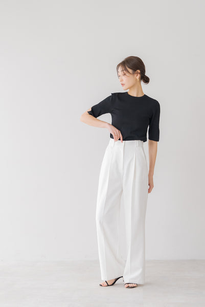 【5月15日(水)20:00〜 販売開始】センタープレスワイドパンツ｜CENTER PRESS WIDE PANTS