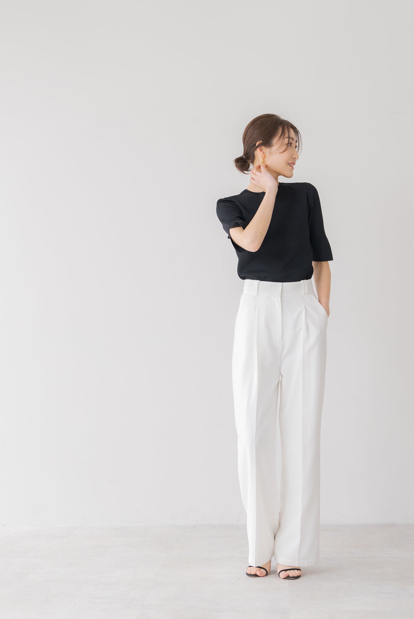 センタープレスワイドパンツ｜CENTER PRESS WIDE PANTSの通販