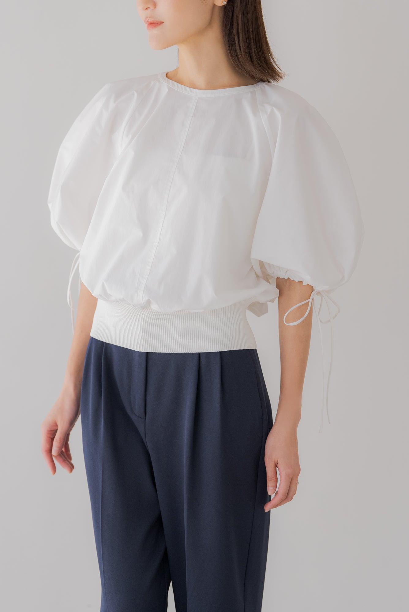 リグリーム♡ドルマンリボンブラウス美品 ドルマンリボンブラウス｜DOLMAN RIBBON BLOUSEの通販｜regleam