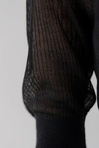 5分袖シアーニット｜HALF SLEEVE SHEER KNITの通販｜regleam
