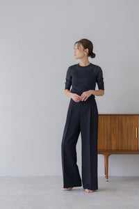 サイドベルトワイドパンツ｜SIDE BELT WIDE PANTSの通販｜regleam