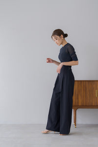 サイドベルトワイドパンツ｜SIDE BELT WIDE PANTSの通販｜regleam