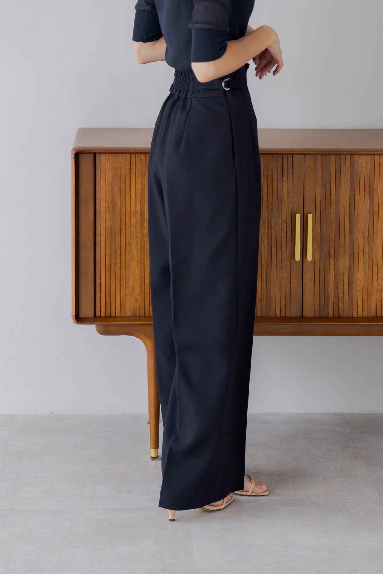 【新品】 regleam ⭐︎ 2wayベルトパンツ ネイビー 221005_0201_aa31222d-70a6-4271