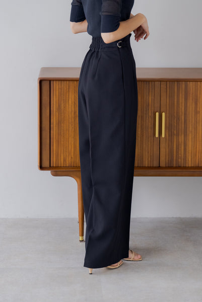 【7月2日(火)12:00〜 受注予約開始】サイドベルトワイドパンツ｜SIDE BELT WIDE PANTS