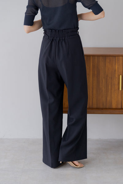 【7月2日(火)12:00〜 受注予約開始】サイドベルトワイドパンツ｜SIDE BELT WIDE PANTS