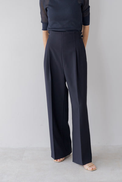 【7月2日(火)12:00〜 受注予約開始】サイドベルトワイドパンツ｜SIDE BELT WIDE PANTS