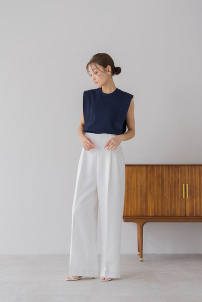 【7月2日(火)12:00〜 受注予約開始】サイドベルトワイドパンツ｜SIDE BELT WIDE PANTS