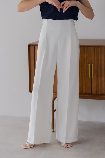 [Pre-orders start from 12:00 on Tuesday, July 2nd] Side belt wide pants | SIDE BELT WIDE PANTS