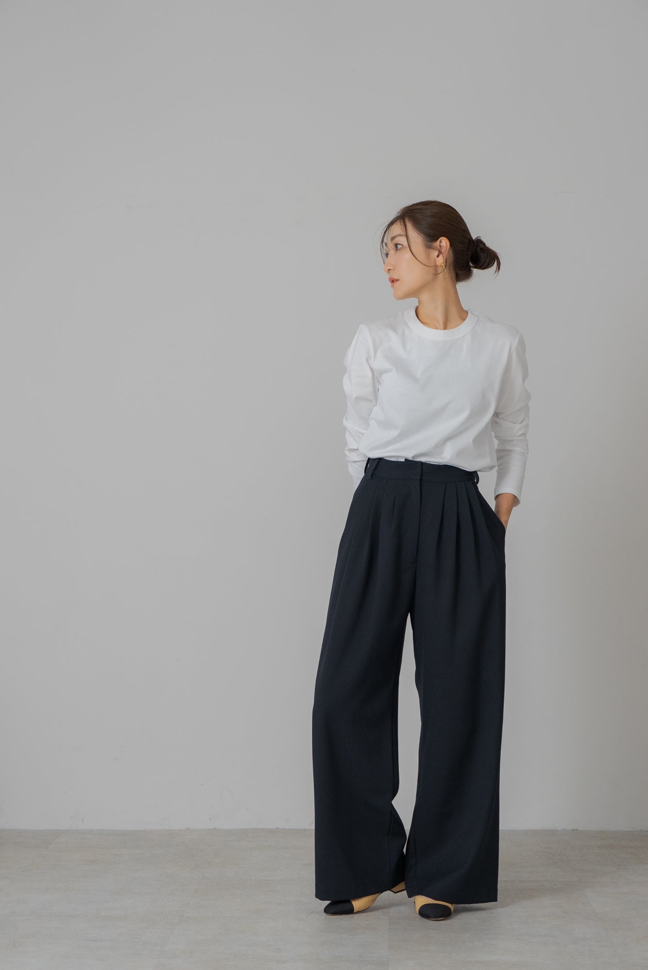 タックワイドパンツ｜TUCK WIDE PANTSの通販｜regleam