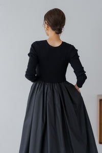 リブニットドッキングワンピース｜RIB KNIT DOCKING DRESSの通販｜regleam