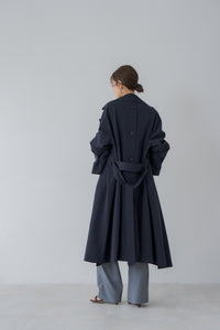 【regleam】トレンチコート　ネイビー トレンチコート｜TRENCH COATの通販｜regleam