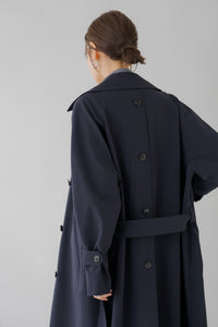【regleam】トレンチコート　ネイビー トレンチコート｜TRENCH COATの通販｜regleam