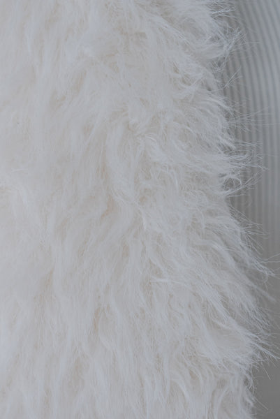 【9月20日(金)12:00〜 再販予約開始】ドロストファーベスト｜DRAWSTRING FUR VEST