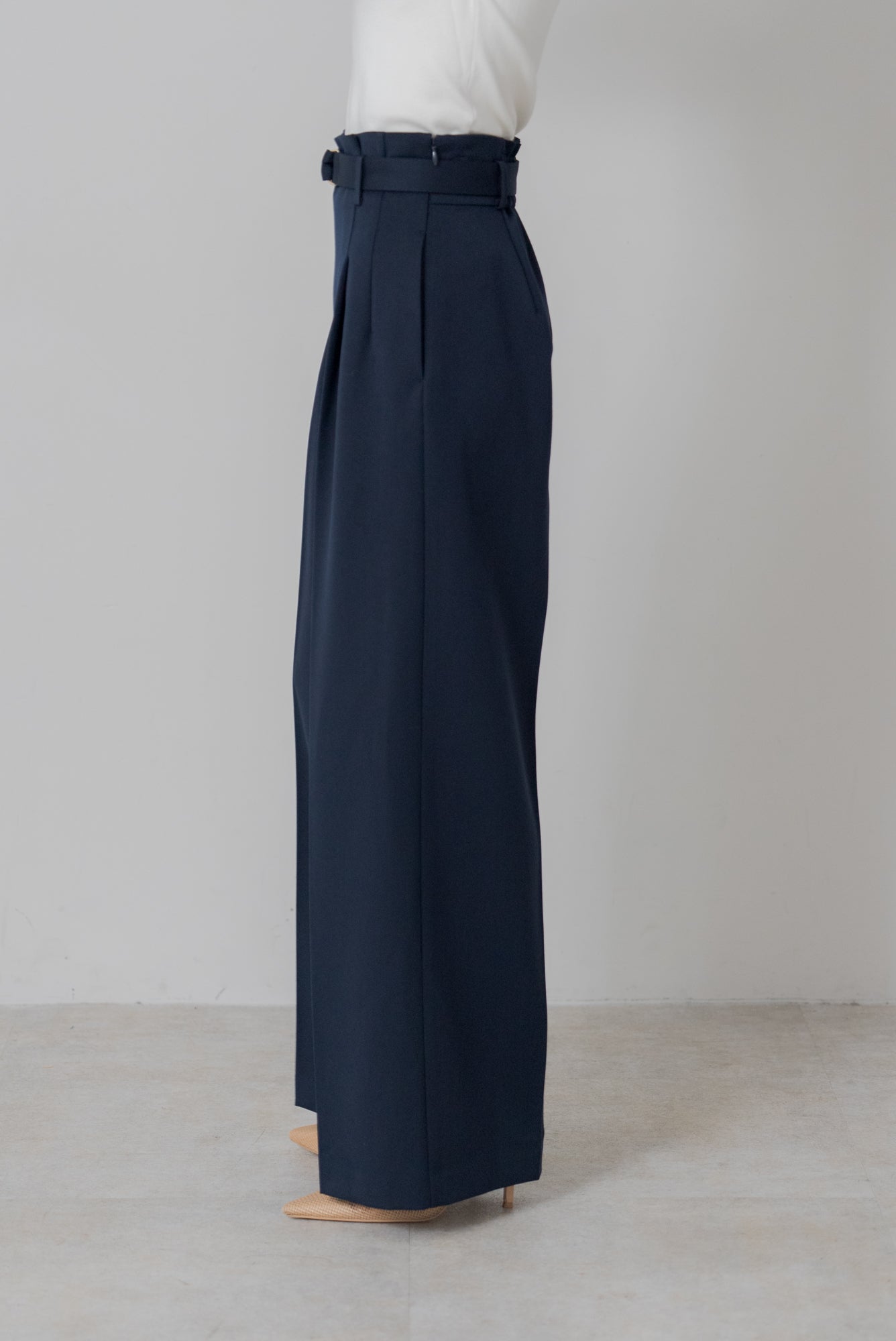 ベルト付きワイドパンツ｜BELT WIDE PANTSの通販｜regleam
