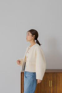 ブークレボタンジャケット｜BOUCLE BUTTON JACKETの通販｜regleam
