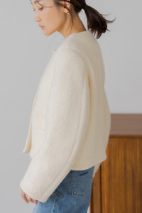 ブークレボタンジャケット｜BOUCLE BUTTON JACKETの通販｜regleam