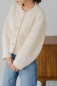 ブークレボタンジャケット｜BOUCLE BUTTON JACKETの通販｜regleam
