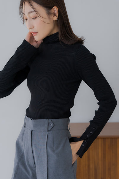 【12月9日(火)20:00〜 販売開始】リブタートルネック｜RIBBED TURTLE NECK