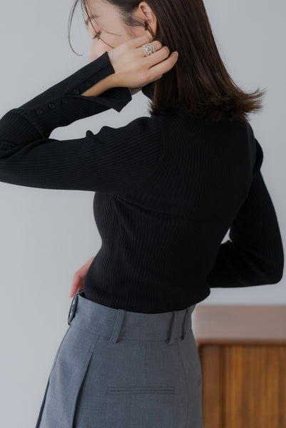 【12月9日(火)20:00〜 販売開始】リブタートルネック｜RIBBED TURTLE NECK