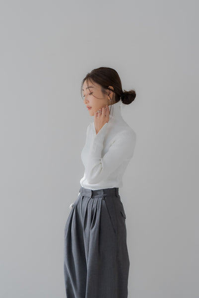 【12月9日(火)20:00〜 販売開始】リブタートルネック｜RIBBED TURTLE NECK