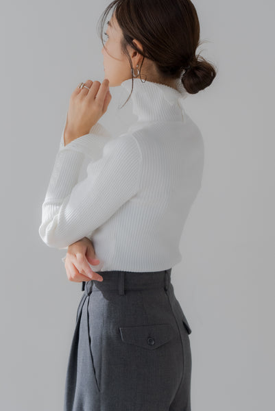 【12月9日(火)20:00〜 販売開始】リブタートルネック｜RIBBED TURTLE NECK