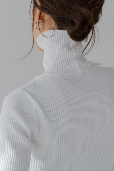 【1月22日(水)20:00〜 再販開始】リブタートルネック｜RIBBED TURTLE NECK