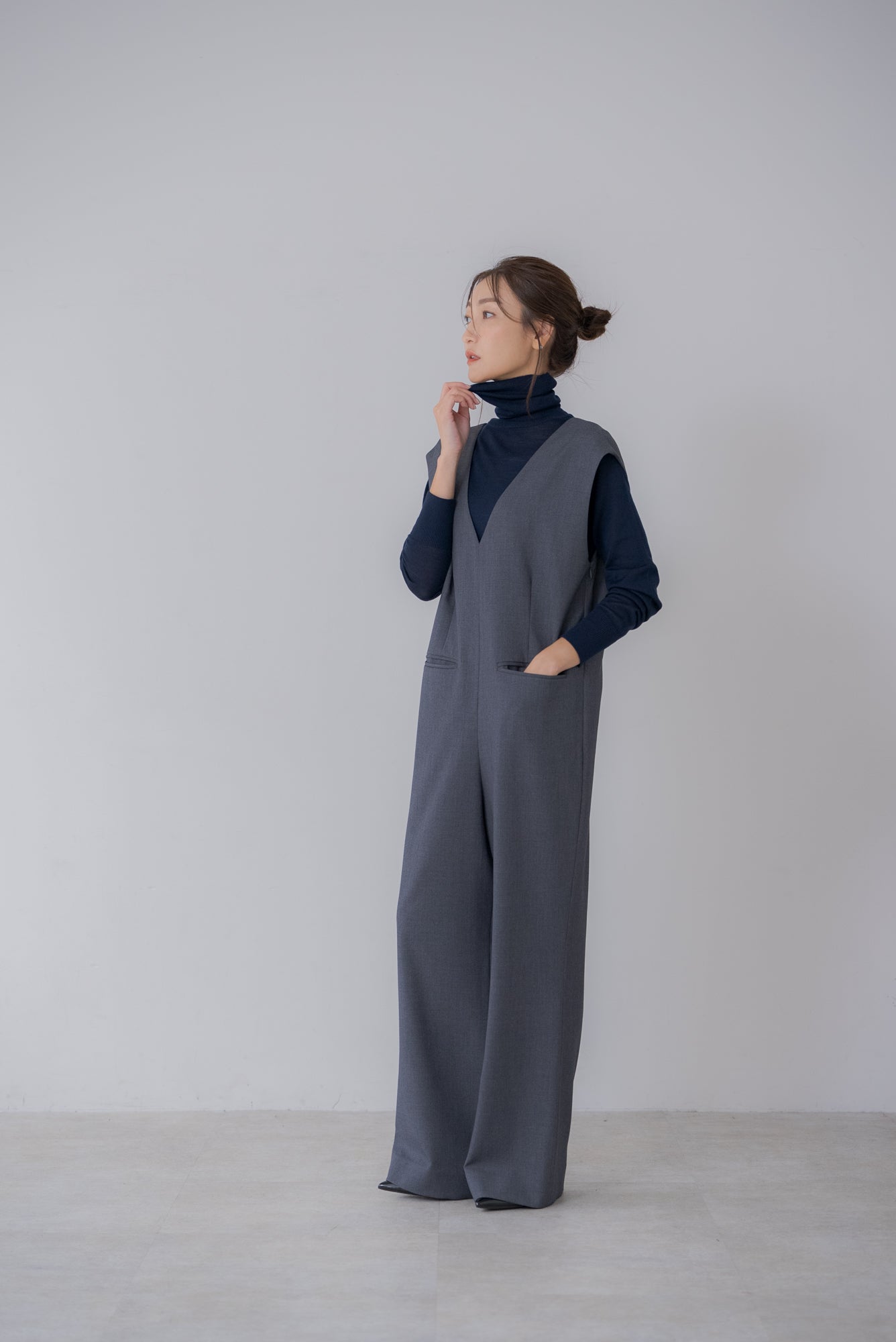 regleam オールインワン　グレー　Sサイズ オールインワン｜ALL IN ONEの通販｜regleam