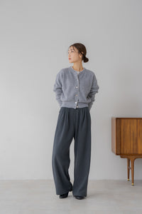 サイドファスナータックワイドパンツ｜SIDE ZIPPER TUCK WIDE PANTSの