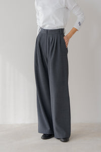 【12月23日(月)20:00〜 販売開始】サイドファスナータックワイドパンツ｜SIDE ZIPPER TUCK WIDE PANTS