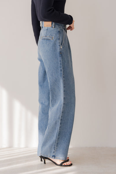 【2月12日(水)20:00〜 販売開始】タックワイドデニム｜TUCK WIDE  DENIM