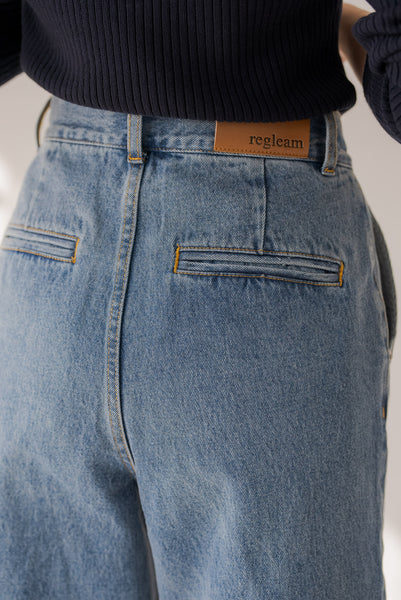 【2月12日(水)20:00〜 販売開始】タックワイドデニム｜TUCK WIDE  DENIM