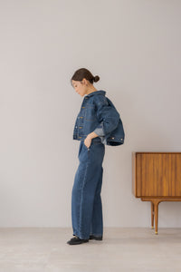 リグリーム　タックデニムジャケット タックデニムジャケット｜TUCK DENIM JACKETの通販｜regleam