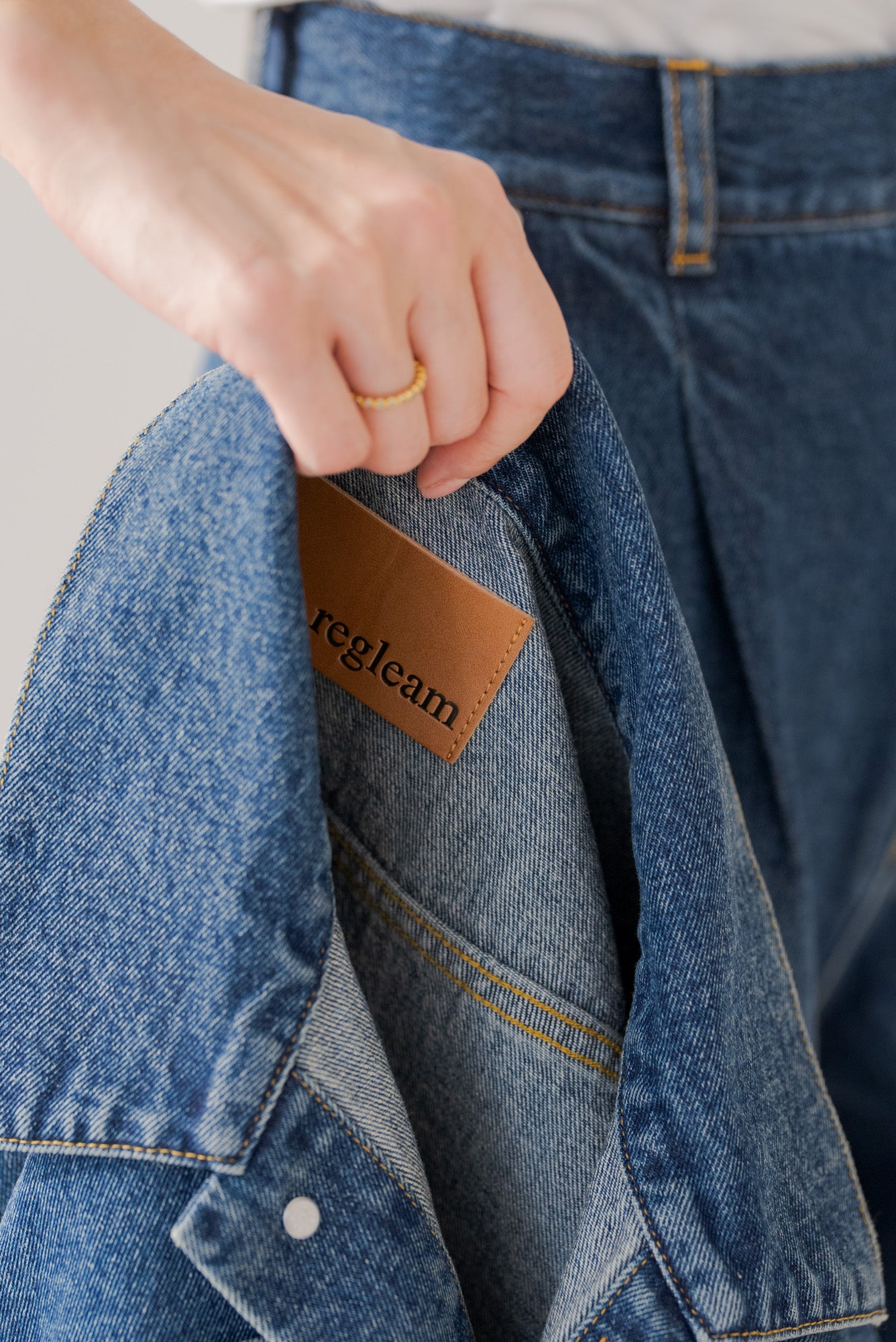 タックデニムジャケット｜TUCK DENIM JACKETの通販｜regleam