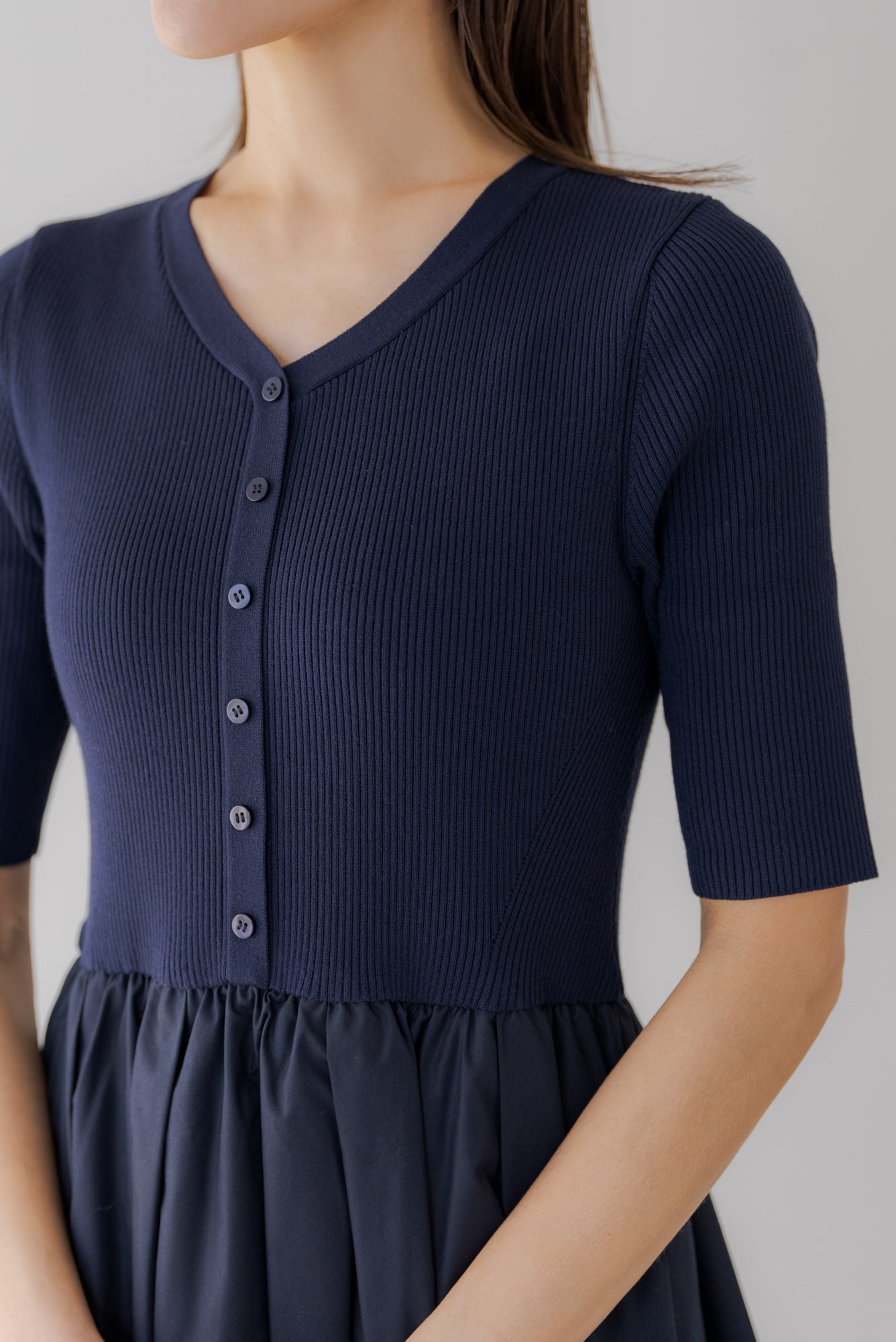 リグリーム　2wayドッキングワンピース　ネイビー　M 2wayドッキングワンピース｜2way DOCKING DRESSの通販｜regleam