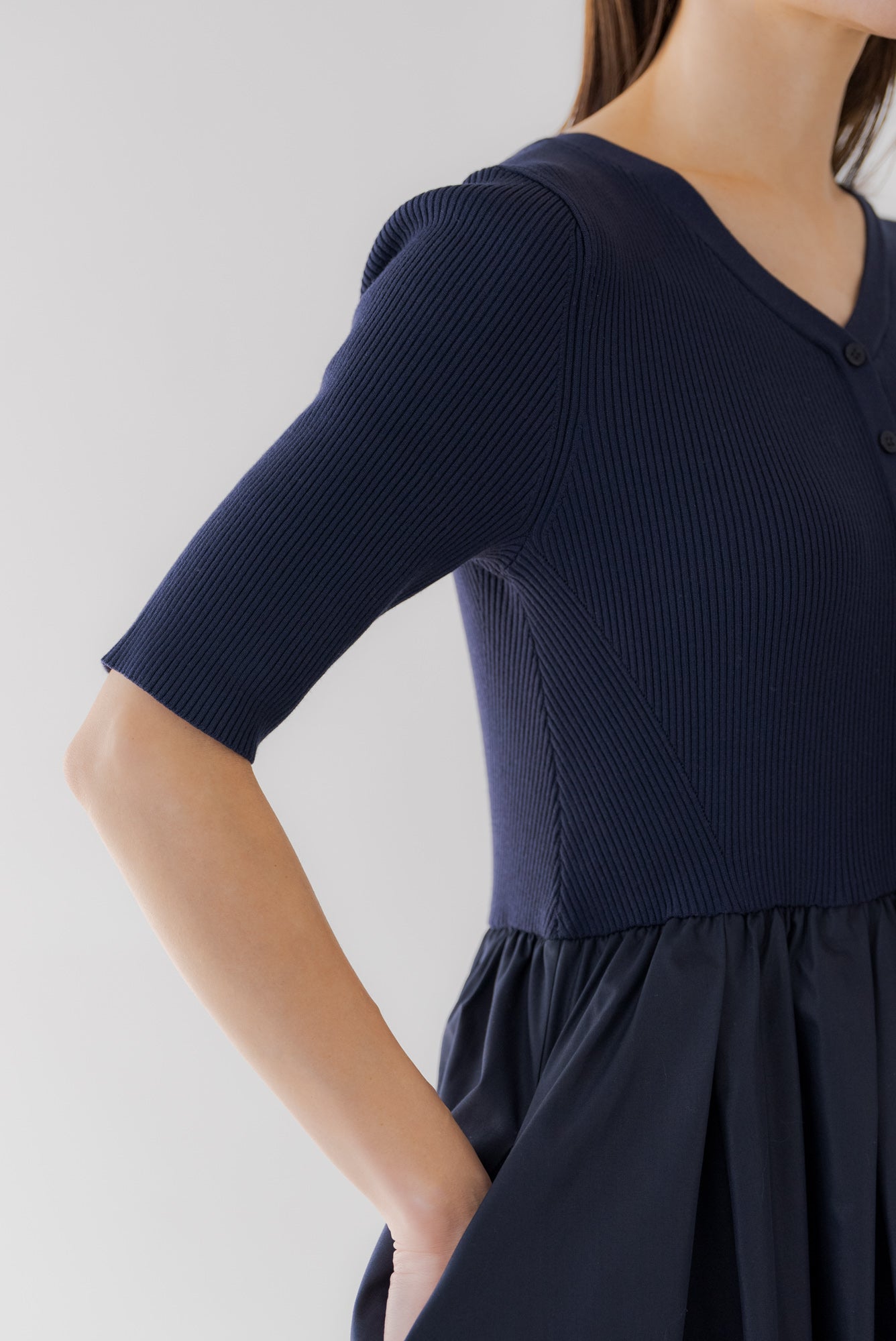 regleam 2wayドッキングワンピース　ネイビーSサイズ 2wayドッキングワンピース｜2way DOCKING DRESSの通販｜regleam
