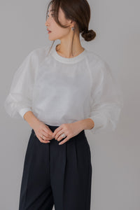 レイヤードチュールプルオーバー｜LAYERED TULLE PULLOVERの通販｜regleam