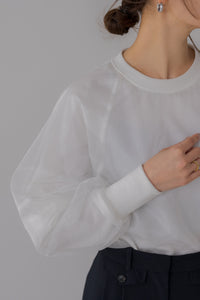 レイヤードチュールプルオーバー｜LAYERED TULLE PULLOVERの通販｜regleam