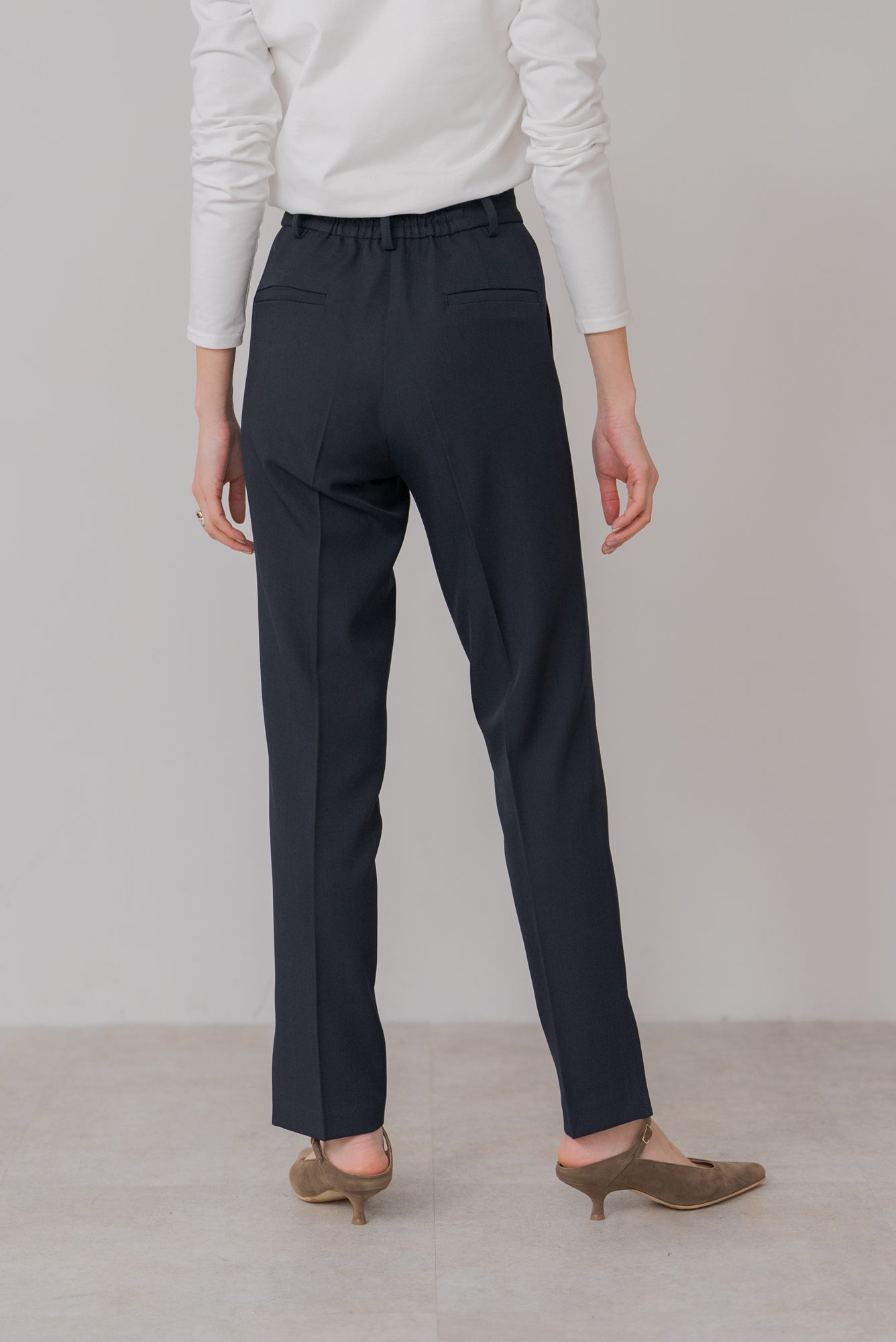 リグリーム　サイドスリットスティックパンツ ブラック サイドスリットスティックパンツ｜SIDE SLIT STICK PANTSの通販