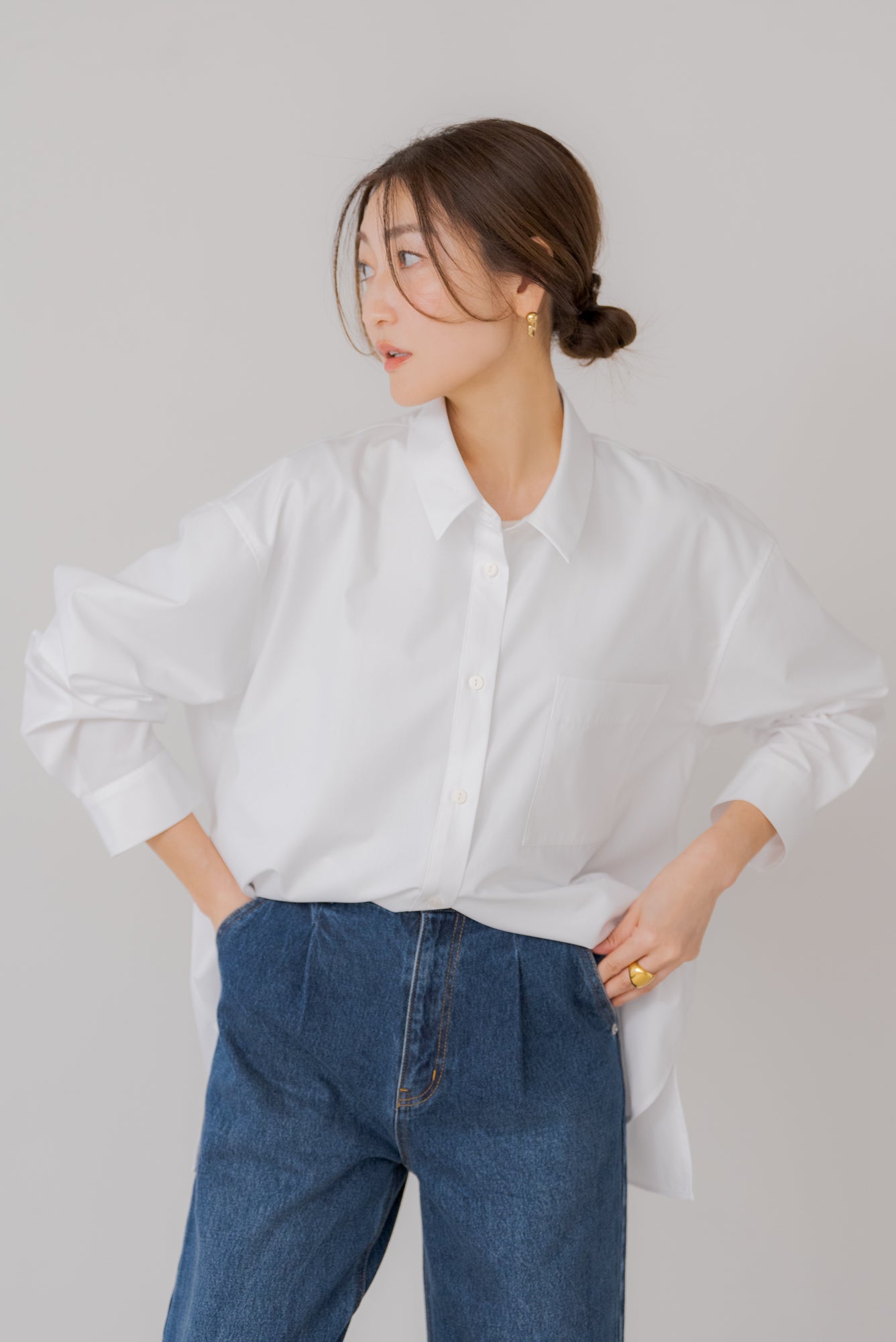 【4月24日(木)12:00〜 受注予約開始】バックロゴビッグシャツ｜BACK LOGO BIG SHIRT