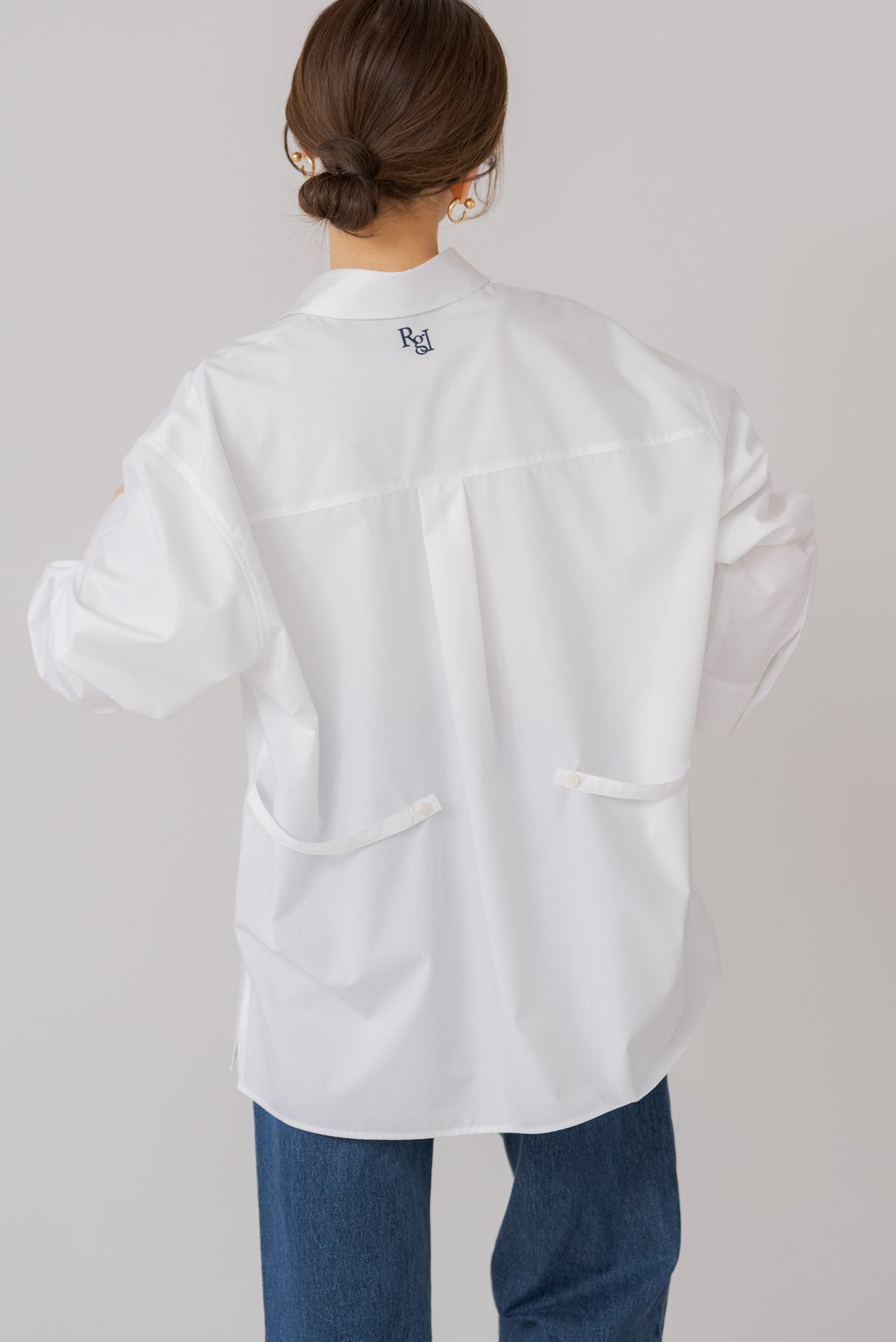最も優遇 バッグロゴビッグシャツ｜BACK LOGO BIG SHIRTの通販｜regleam トップス