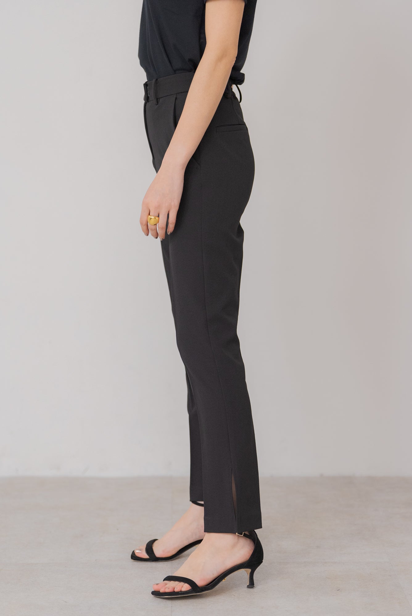 リグリーム regleam サイドスリットスティックパンツ　XS サイドスリットスティックパンツ｜SIDE SLIT STICK PANTSの通販