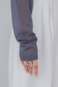 ボートネックシアーニット｜BOAT NECK SHEER KNITの通販｜regleam