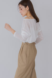 ボートネックシアーニット｜BOAT NECK SHEER KNITの通販｜regleam